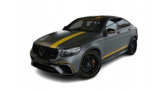 Mercedes GLC Coupe C253 AMG КОМПЛЕКТ РЕМНЕЙ КАПОТ КРЫША БАГАЖНИК БЛЕСК ЖЕЛТЫЙ