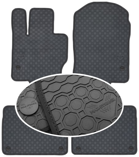 Mercedes GLE II W167 SUV 2019 - гумові килимки PrimeLiner - Чорні