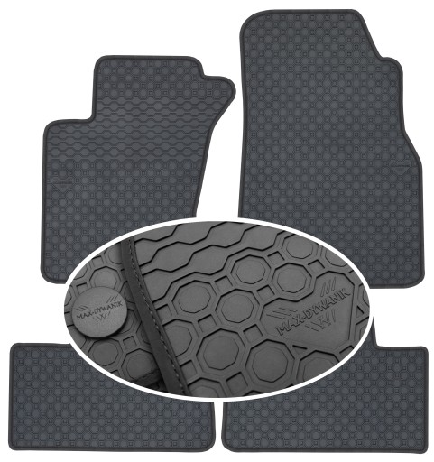 Mercedes ML W163 SUV 2000-2005 гумові килимки PRIMELINER