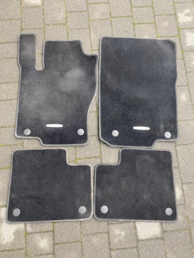 Комплект велюровых ковриков Mercedes ML W166 A1666840303 A1666800248