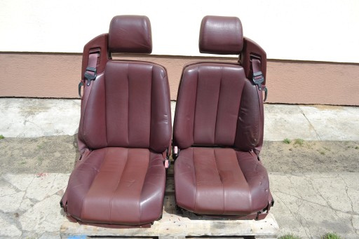 Mercedes R129 SL Сиденья передние правое + левое Красный