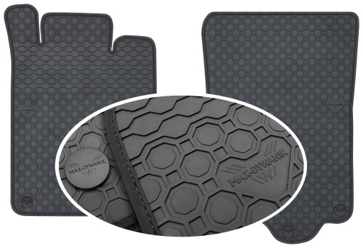 Mercedes SL IV R129 500 з 1997-2001. Гумовий килимок PrimeLiner - Чорний