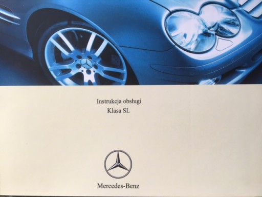 Mercedes SL R230 2001-2008 Руководство по эксплуатации на польском языке
