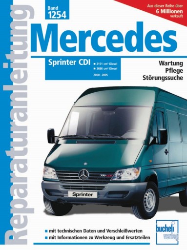 Mercedes Sprinter CDI (2000-2005) керівництво по ремонту та експлуатації. 24 години