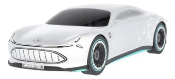 Mercedes Vision AMG, МОДЕЛЬ Шоу-кара МАСШТАБ 1:18, серебристый алюминий