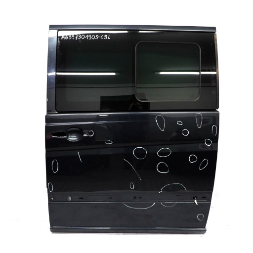 A6397301905-1 - Mercedes vito w639 задні двері задні ліві вуглець чорний - 040