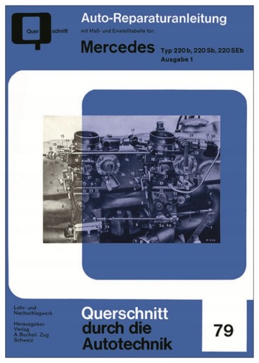 Mercedes W111 220 220S 220SE (1959-65) Skrzydlak керівництво по ремонту частина 1 24 год.