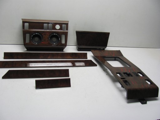 Mercedes W124 Комплект деревянных подлокотников + тоннель + пепельница