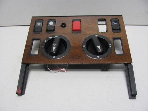 Mercedes W126 Деревянные ручки консоли, центральная панель