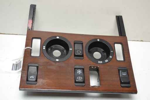 Mercedes W126 SE SEL Центральная консоль из дерева