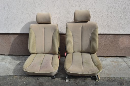 Mercedes W126 SE SEL Передні оксамитові передні сидіння