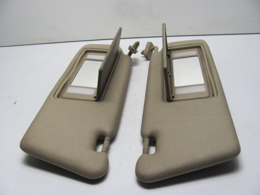 Мерседес W140 Сонцезахисні козирки з підсвічуванням