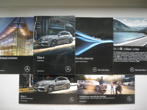 Посібник користувача Mercedes W176 A Class 2015-2018 польський Mercedes W176