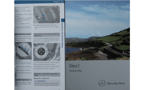 Mercedes W204 C Class 11-14 инструкция по эксплуатации PL