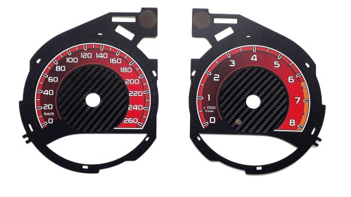 Кастомная замена циферблатов счетчиков Mercedes W205