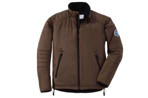 Мужская куртка Primaloft Porsche, коричневая, S