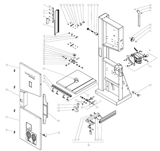 Всмоктуюча насадка Metabo для стрічкової пилки BAS 505 Precision DNB / WNB