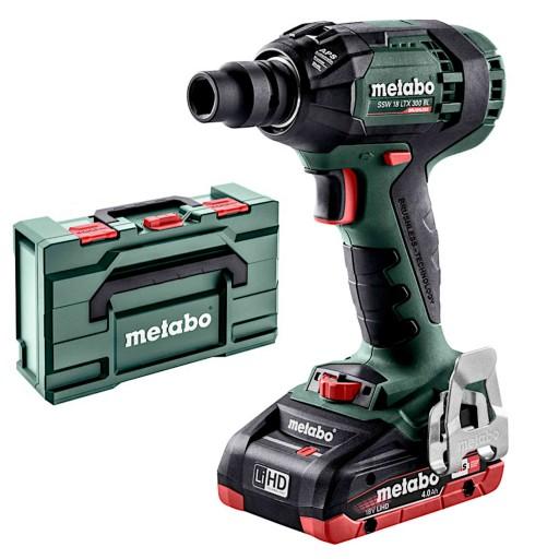 Безщітковий ударний гайковерт Metabo SSW 18 LTX 300 BL 2x4Ah + безкоштовний акумулятор