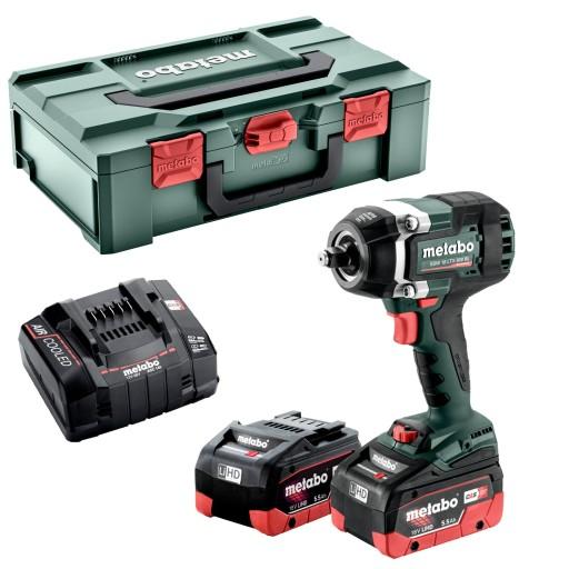 Metabo SSW 18 LTX 800 BL Ударний гайковерт 2x5.5Ah 18V + metabox