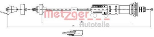 11.3029 - Metzger 11.3029 тяга, управління зчепленням