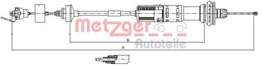 11.3059 - Metzger 11.3059 тяга, управління зчепленням