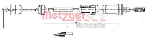 11.3923 - Metzger 11.3923 тяга, управління зчепленням