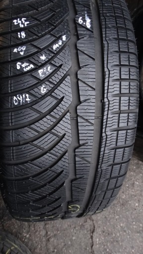 Michelin Pilot Alpin PA4 ZP 245/45 18 100 В, работа в плоском состоянии