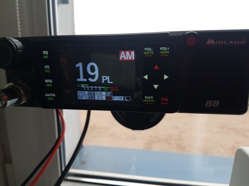 Midland 88 12/24V + RFgain DSQ CBRADIO ГОДА2021
