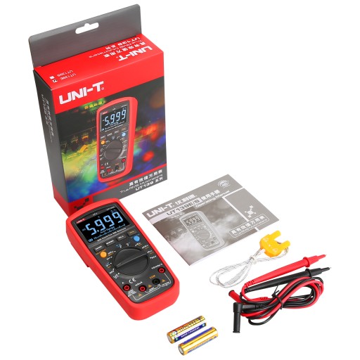 МУЛЬТИМЕТР Вимірювач струму UNI-T, великий LCD температури
