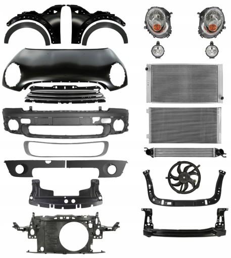 3962 - Mini Clubman R55 R56 2007-2010 ЛАМПА БАМПЕРА КАПОТА