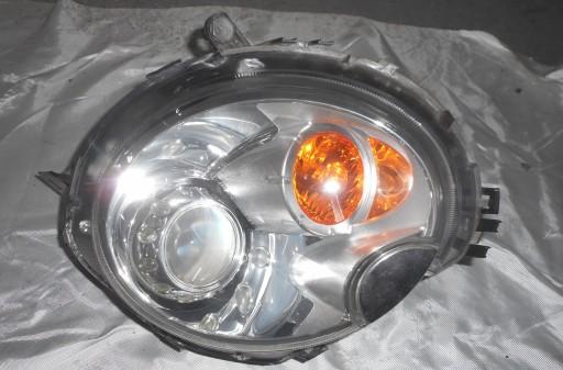 Mini Cooper R55 R56 lampa lewa przednia przód xenon przetwornica sprysk. - Mini Cooper R55 R56 левый передний фонарь, передний ксенон, омыватель нейтрализатора.