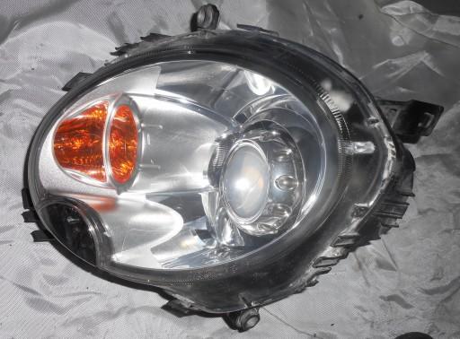 Mini Cooper R55 R56 lampa prawa przednia przód xenon przetwornica sprysk. - Mini Cooper R55 R56 фонарь передний правый, ксенон передний, нейтрализатор омывателя.