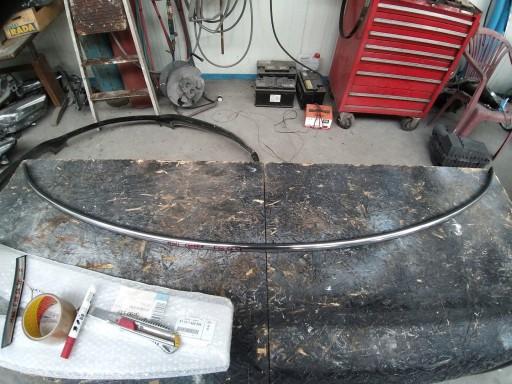 5238510 - Mini F55 F56 F56-хромированная накладка капота