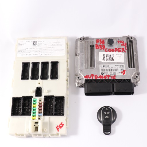 8582719 - Mini F56 Cooper D B37 Комп'ютер двигуна ECU DDE 8582719 BDC Key Automatic