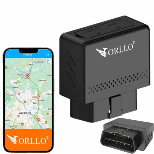 Міні GPS трекер локатор для автомобіля ORLLO автомобільний трек OBD 4G SIM GSM