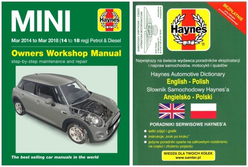 Mini One Cooper S (2014-2018) Керівництво по ремонту Haynes + безкоштовно 24 години