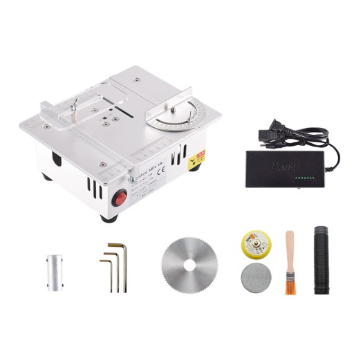 Мини-настольная пила 96 Вт с 7 передачами, регулируемая микро-настольная пила,