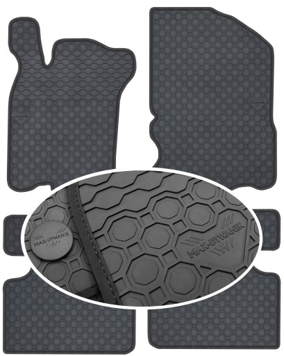 Гумові килимки Mitsubishi Colt IV HB 91-95 PrimeLiner - Чорні