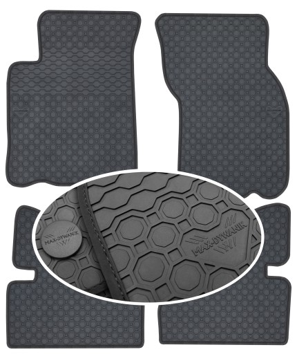 Гумові килимки Mitsubishi Colt V HB 1996-2004 PrimeLiner - Чорні