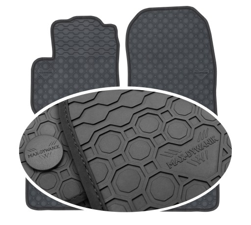 Гумові килимки Mitsubishi Colt VI HB 3D 04-12 PrimeLiner - Чорні