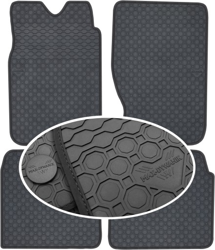 Гумові килимки Mitsubishi L200 III 2001-2006 PrimeLiner - Чорні