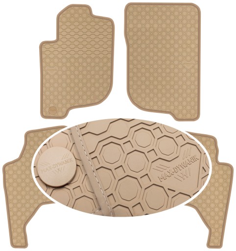 Mitsubishi L200 IV 4D 06-15 PRIMELINER гумові килимки