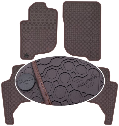 Mitsubishi L200 IV 4D 06-15 Коврики резиновые PrimeLiner