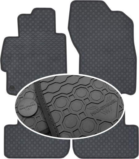 Mitsubishi Lancer Evolution X Sedan 2008-2015 Коврики резиновые PRIMELINER