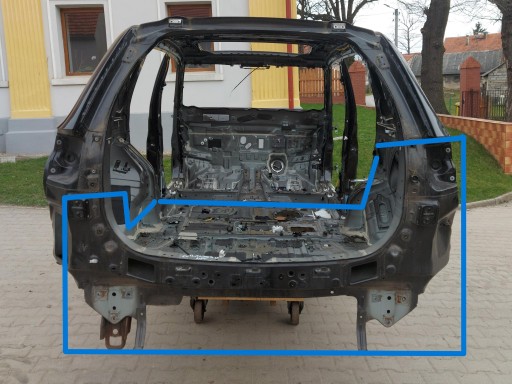 Mitsubishi Outlander III Lift ремінь задній підлогу багажника стінка