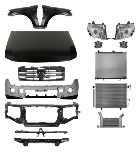 4855 - Mitsubishi Pajero 07- Капот, Бампер, Крыло, Ремень