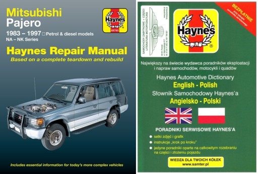 Mitsubishi Pajero (1983-1997) Haynes руководство по ремонту + БЕСПЛАТНЫЕ 24 часа