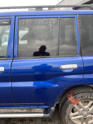 Mitsubishi pajero pinin 99-05 задняя левая дверь окрашенная u84 t63
