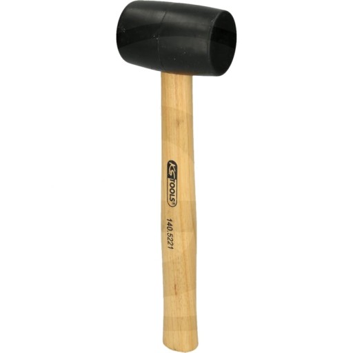 Молоток гумовий 300г, 45х80 мм, DIN 5128