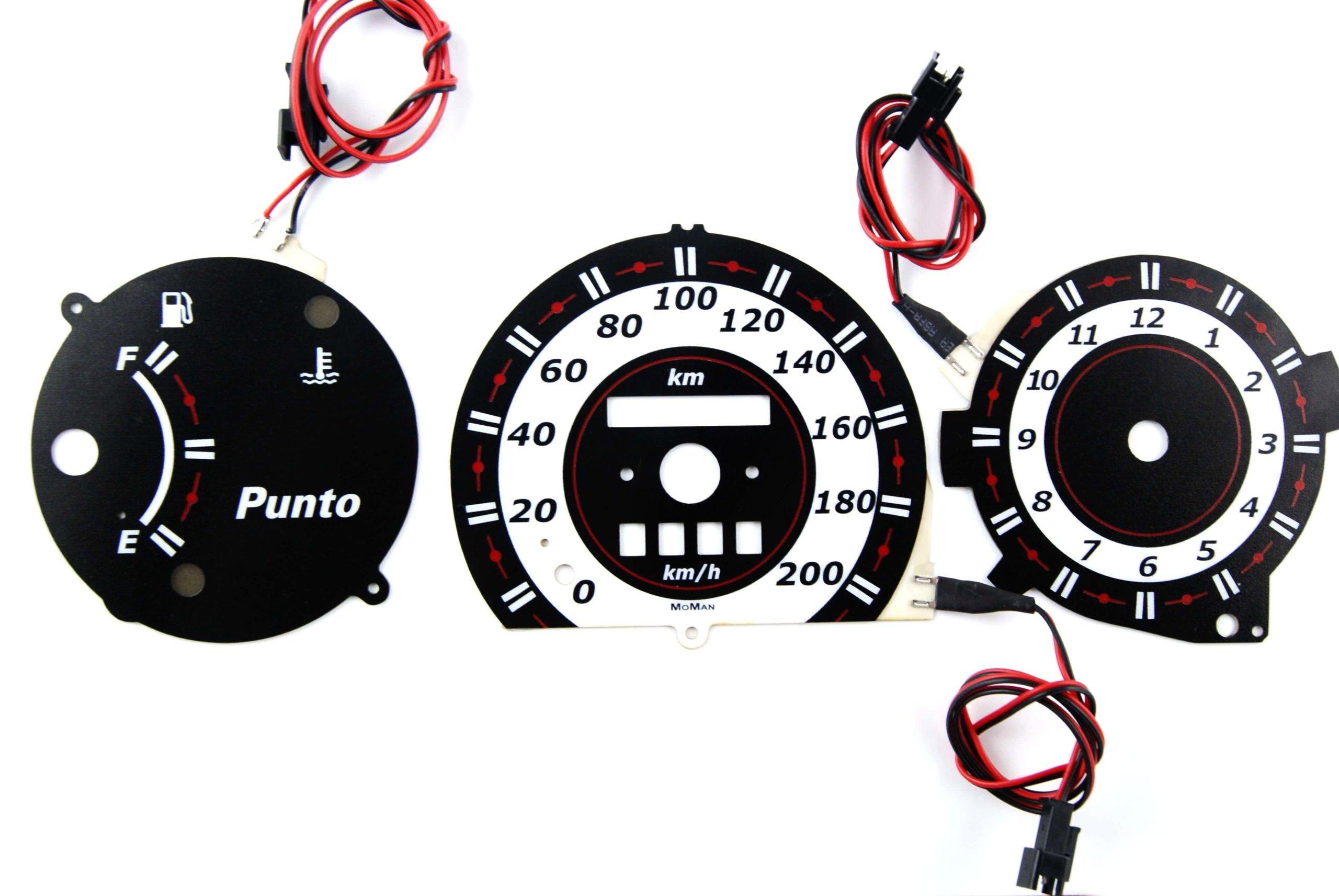 Moman INDIGLO dials of the counter Fiat Punto 1 design 1